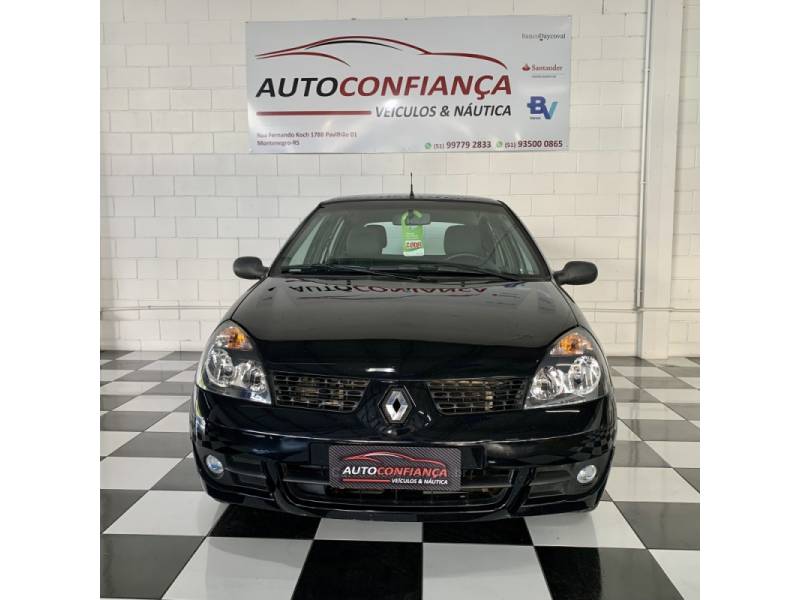 RENAULT - CLIO - 2007/2008 - Preta - R$ 26.900,00