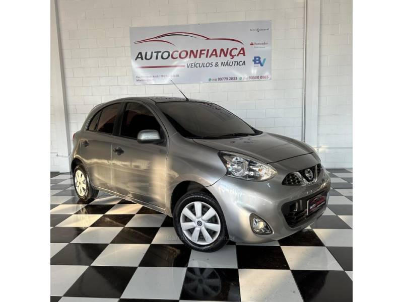 NISSAN - MARCH - 2015/2015 - Cinza - R$ 39.900,00