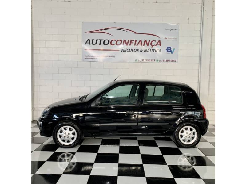 RENAULT - CLIO - 2007/2008 - Preta - R$ 26.900,00