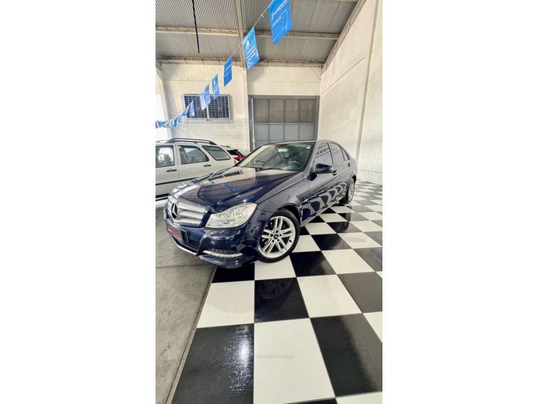 MERCEDES-BENZ - C 180 - 2012/2012 - Azul - R$ 69.900,00