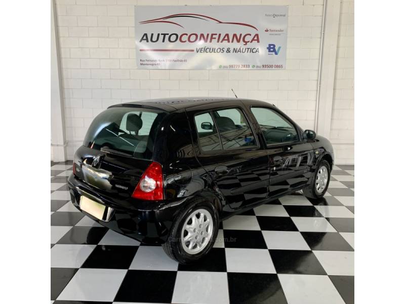 RENAULT - CLIO - 2007/2008 - Preta - R$ 26.900,00